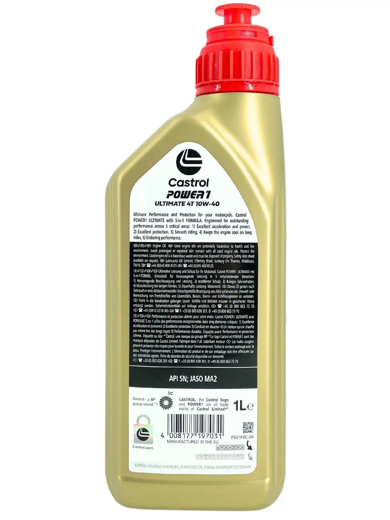 Castrol Power 1 Ultimate 4T 10W-40 1 Liter