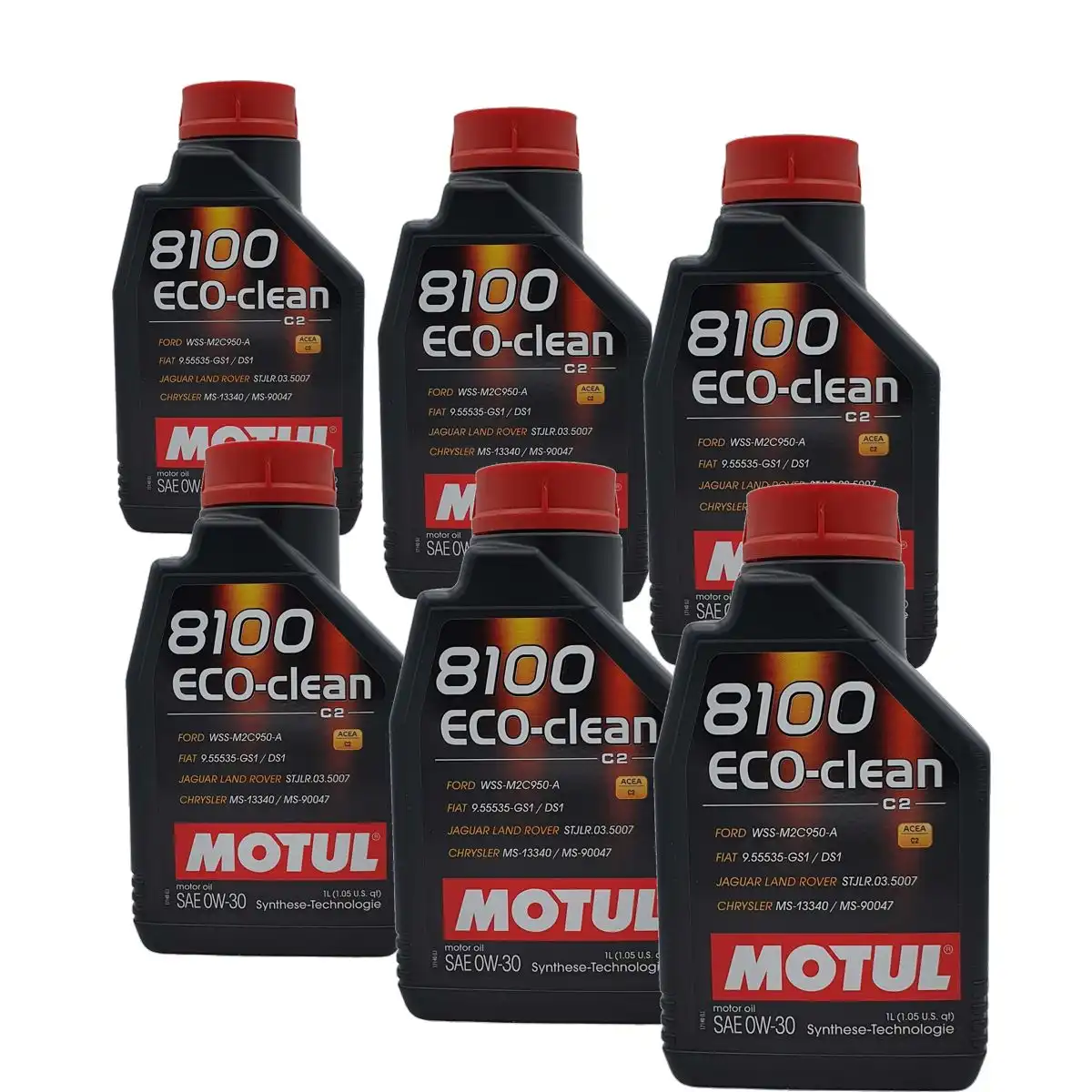 Motul 8100 Eco-clean 0W-30 6x1 Liter
