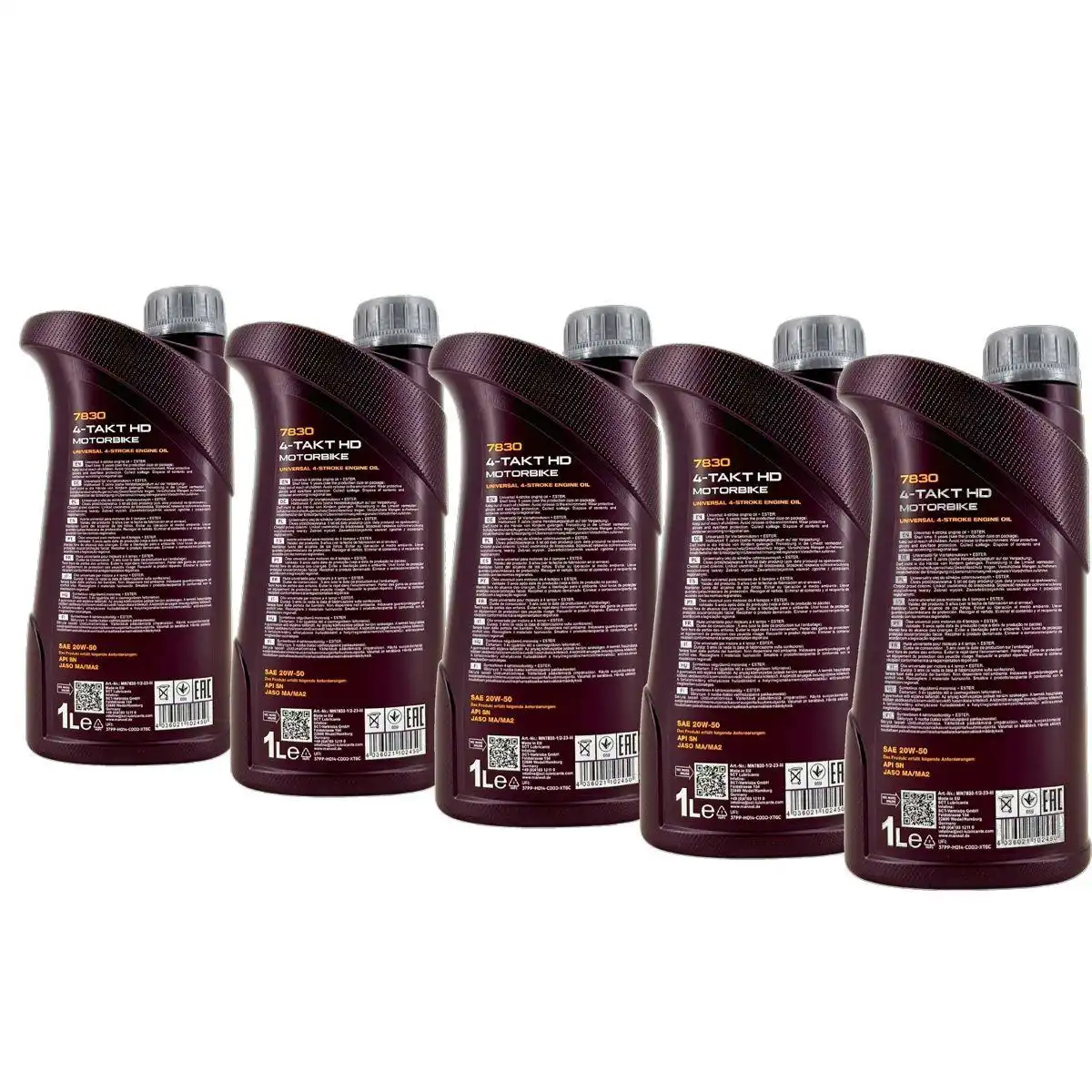 Mannol 4-Takt Motorbike HD 20W-50 5x1 Liter