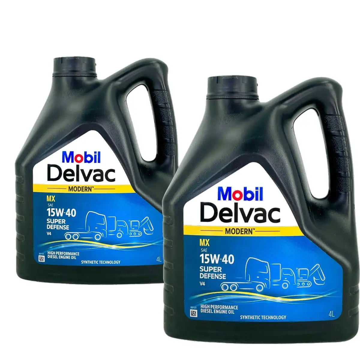 Mobil Delvac Modern MX 15W-40 Super Defense V4 2x4 Liter