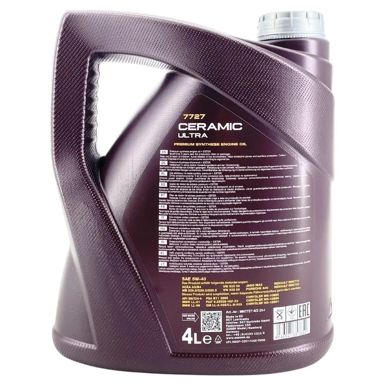 Mannol Ceramic Ultra 5W-40 4 Liter