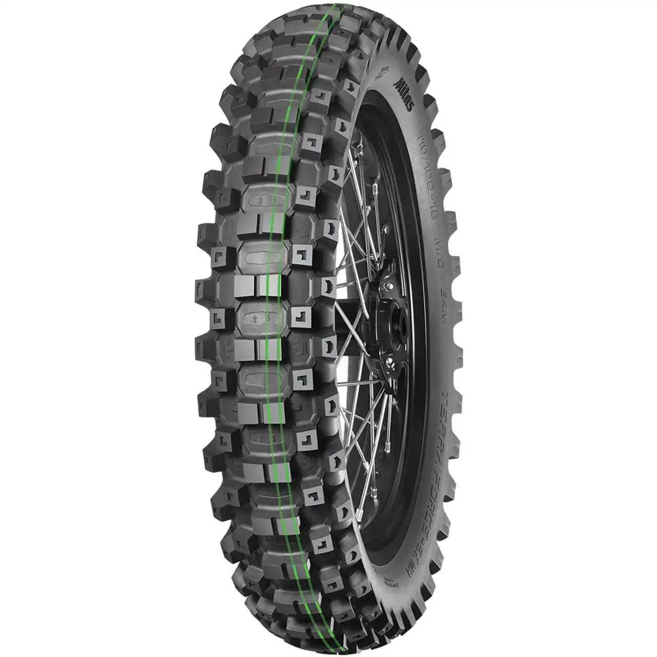 MITAS 120/90 - 18 M/C TT 65M TERRA FORCE-EX MH SUPER SOFT (2xGREEN) (IND)