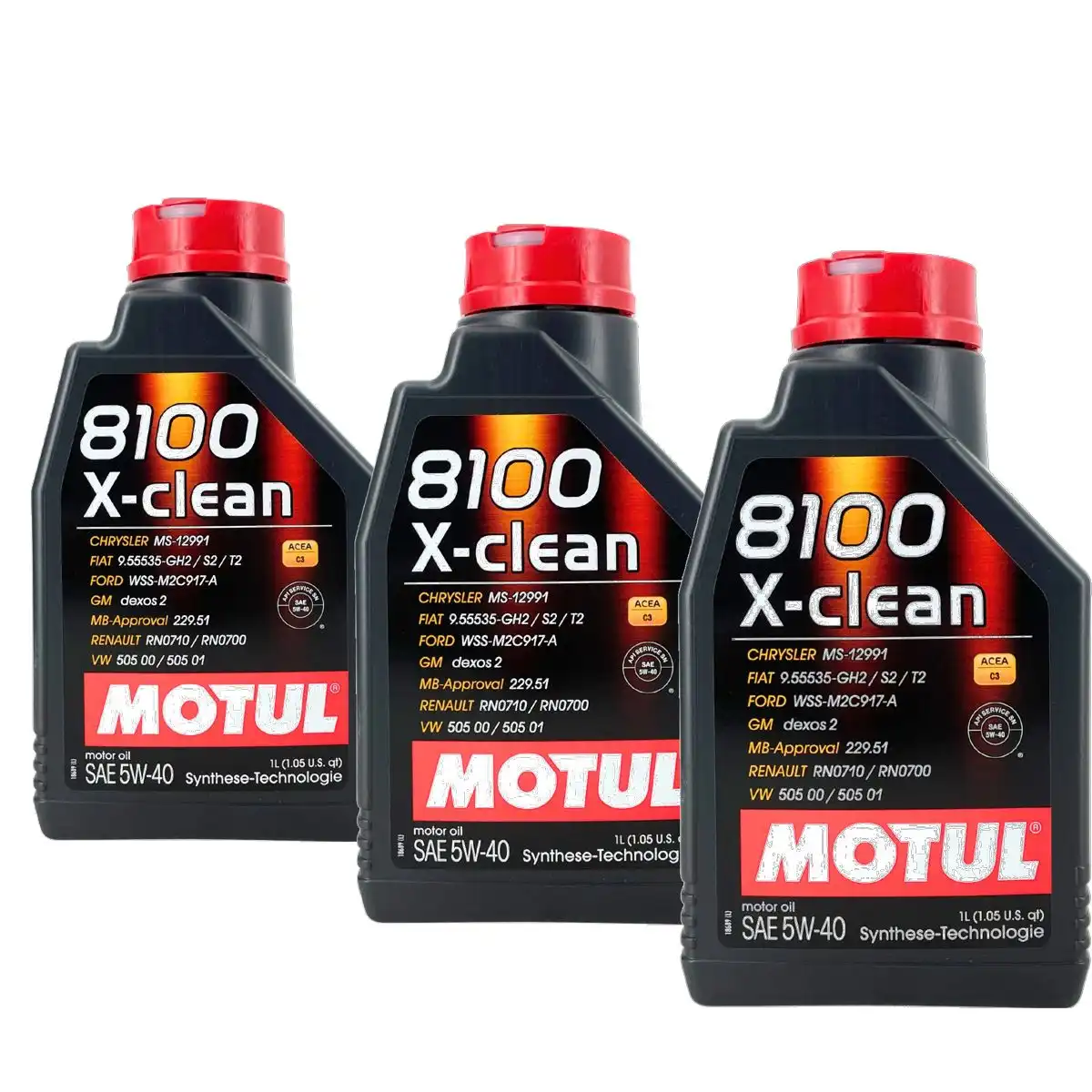 Motul 8100 X-clean 5W-40 3x1 Liter