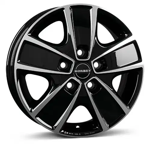 BORBET DESIGN CWG schwarz poliert 6.0Jx16 5x118 ET68