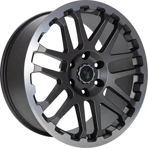 ETABETA COMBAT anthracite matt lip + cap polished 10.0Jx22 6x139.7 ET45