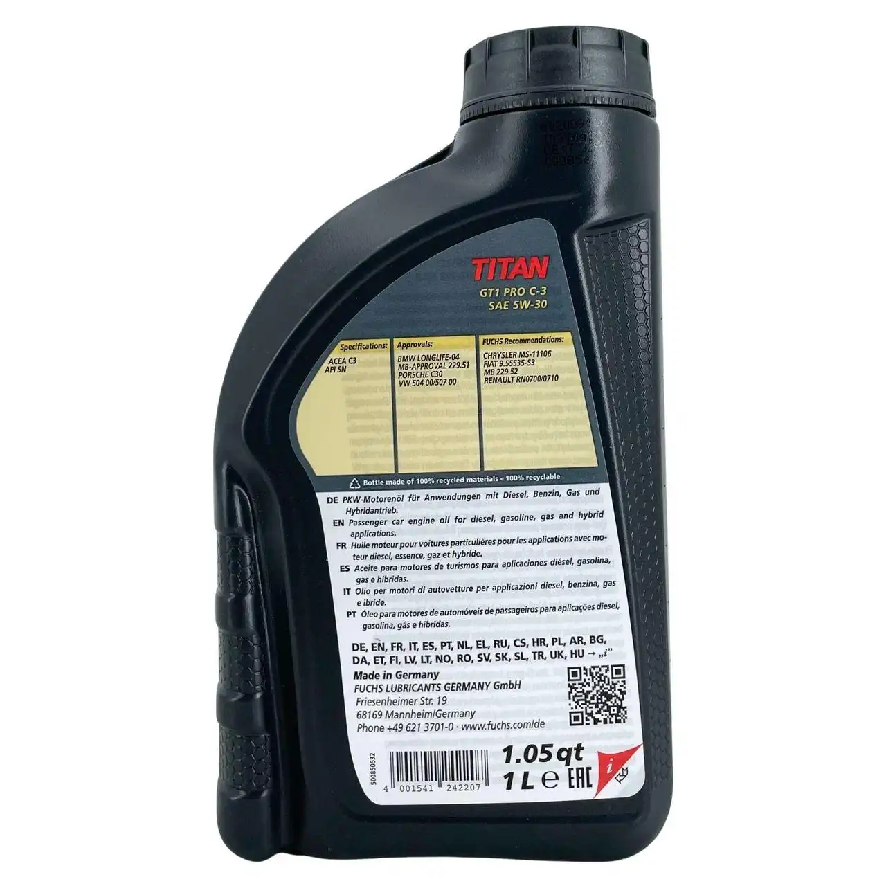 Fuchs Titan GT1 PRO C-3 5W-30 1 Liter
