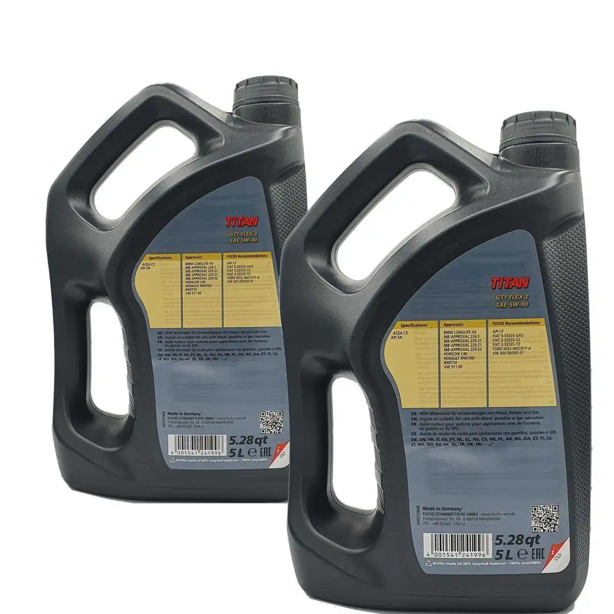 Fuchs Titan GT1 Flex 3 5W-40 2x5 Liter