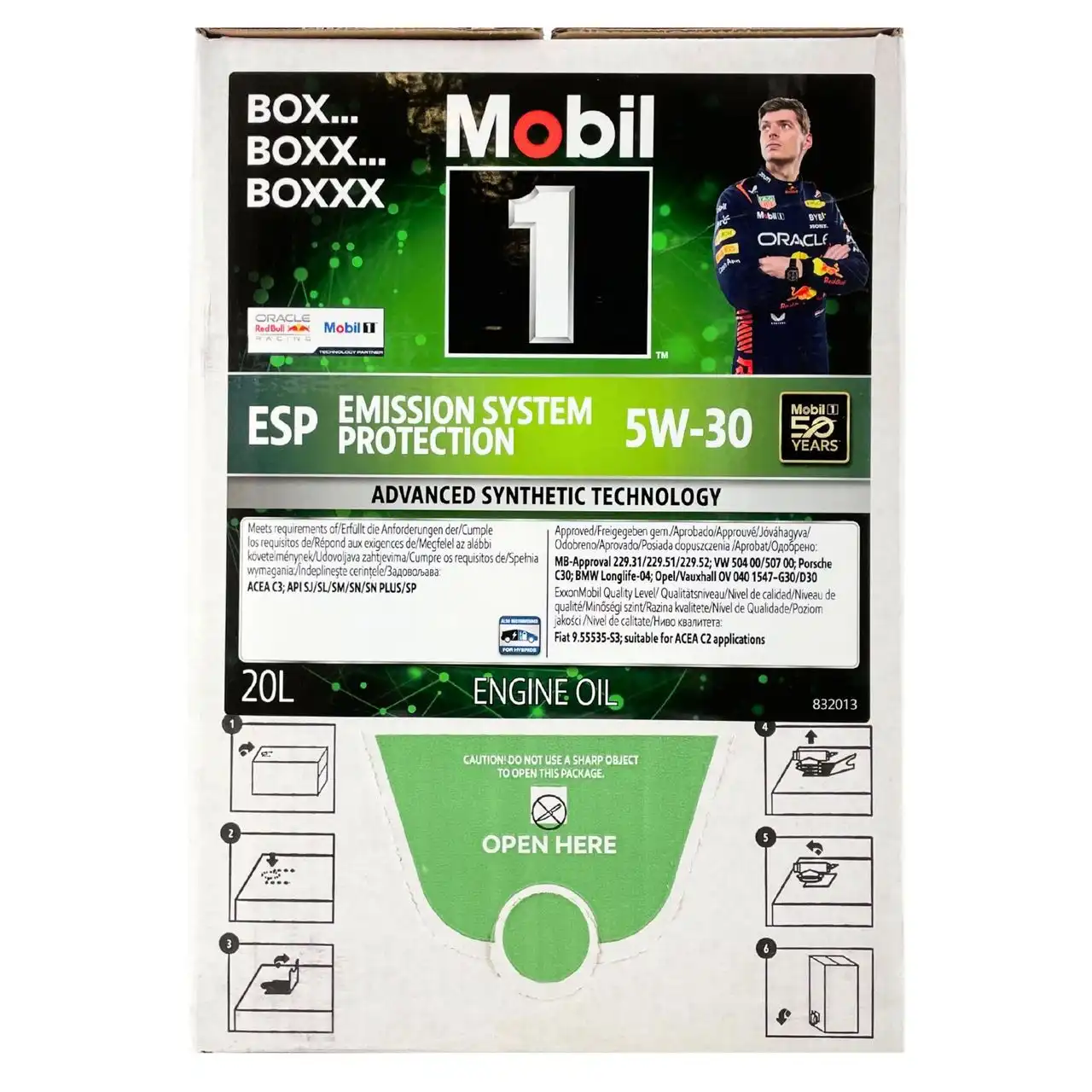 Mobil 1 ESP 5W-30 20 Liter BAG-IN Box