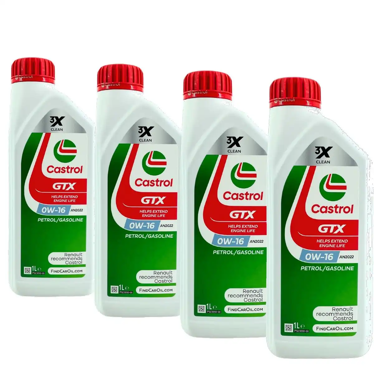 Castrol GTX 0W-16 AN2022 4x1 Liter