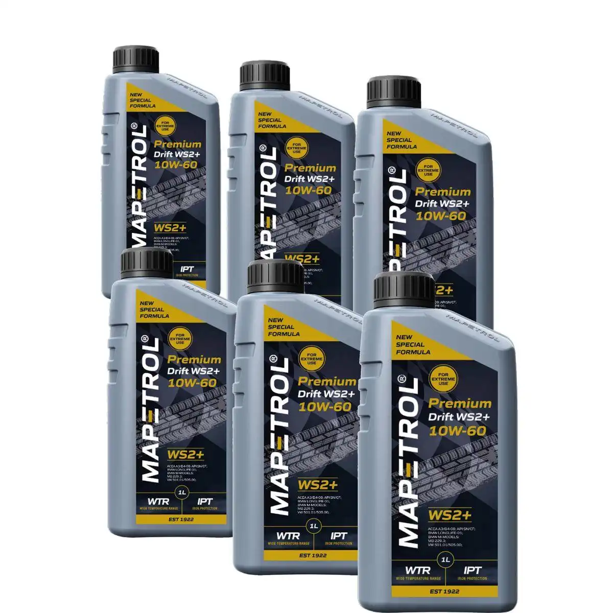 Mapetrol Premium Drift WS2+ 10W-60 6x1 Liter
