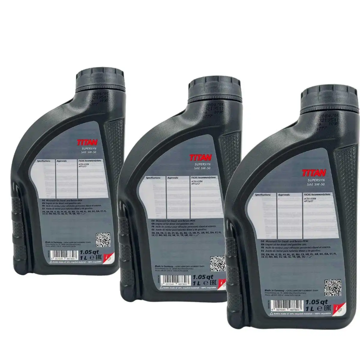 Fuchs Titan Supersyn 5W-50 3x1 Liter