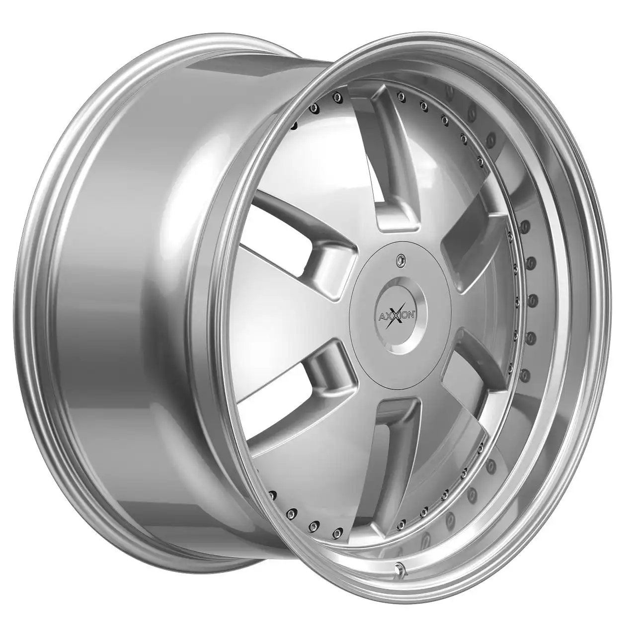 AXXION Y1 silver with full machined lip 9.0Jx21 5x112 ET40