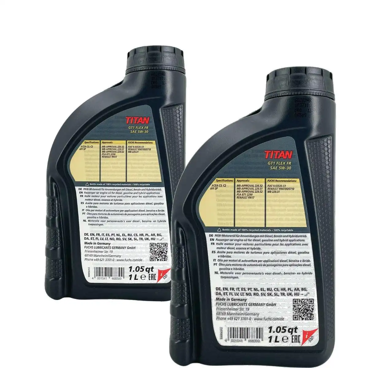 Fuchs Titan GT1 Flex FR 5W-30 2x1 Liter