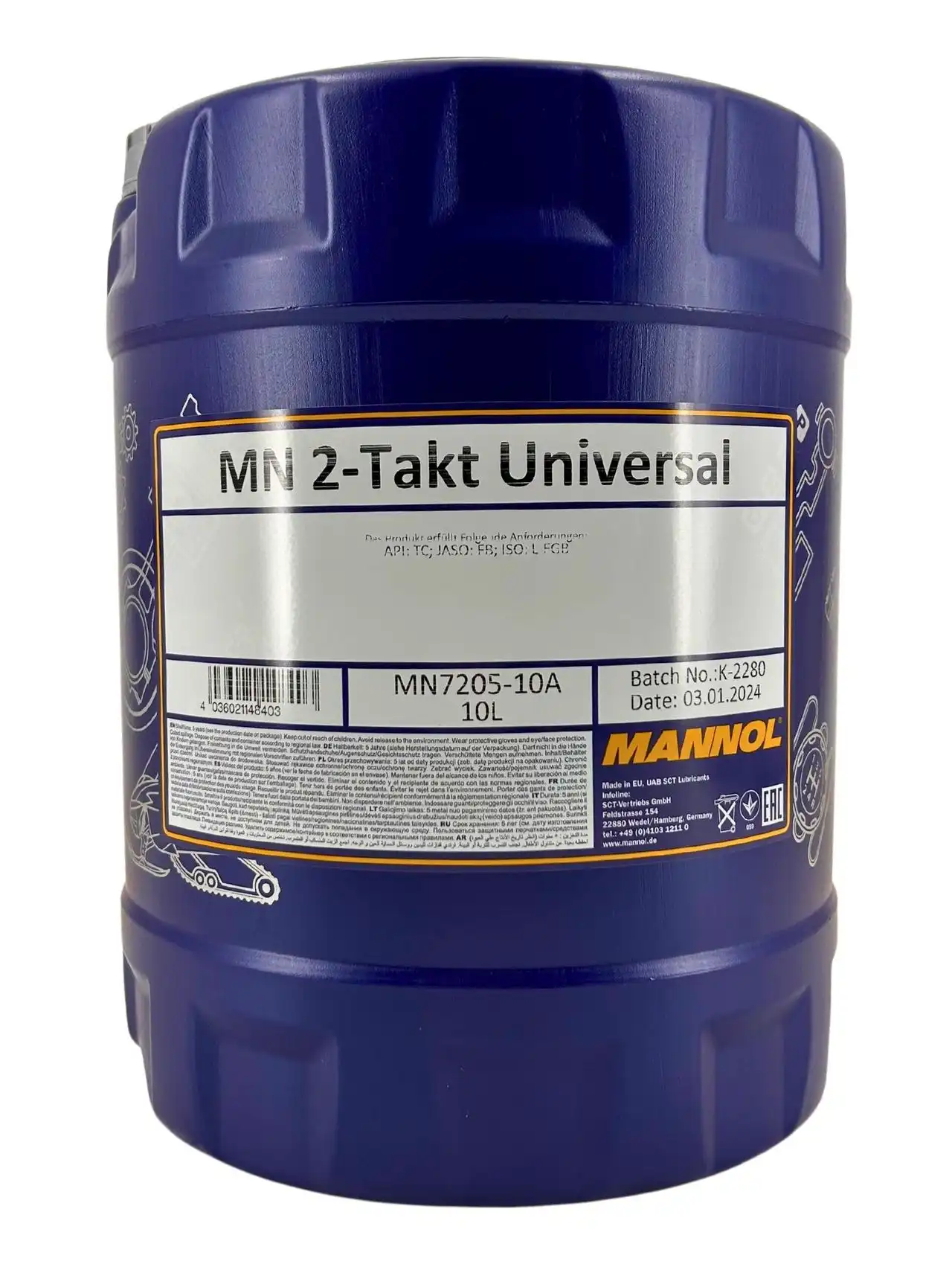 Mannol 2-Takt Universal 10 Liter
