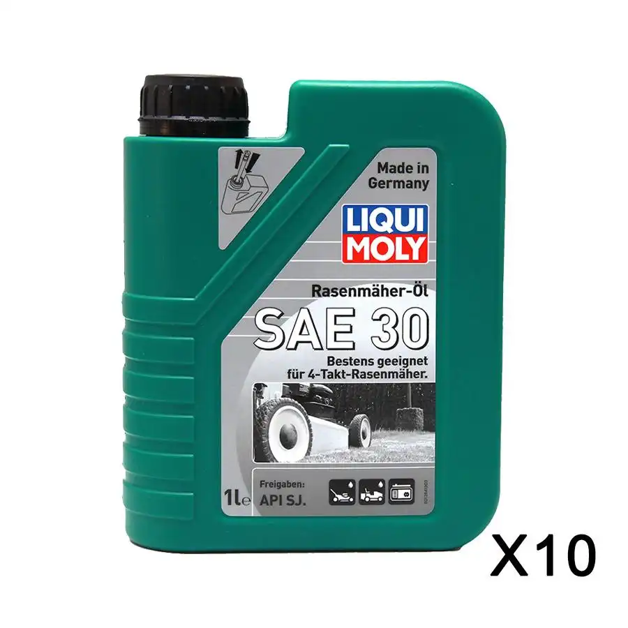 Liqui Moly Rasenmäher-Öl SAE 30 10x1 Liter