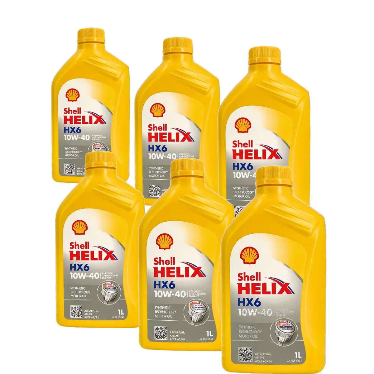 Shell Helix HX6 10W-40 6x1 Liter