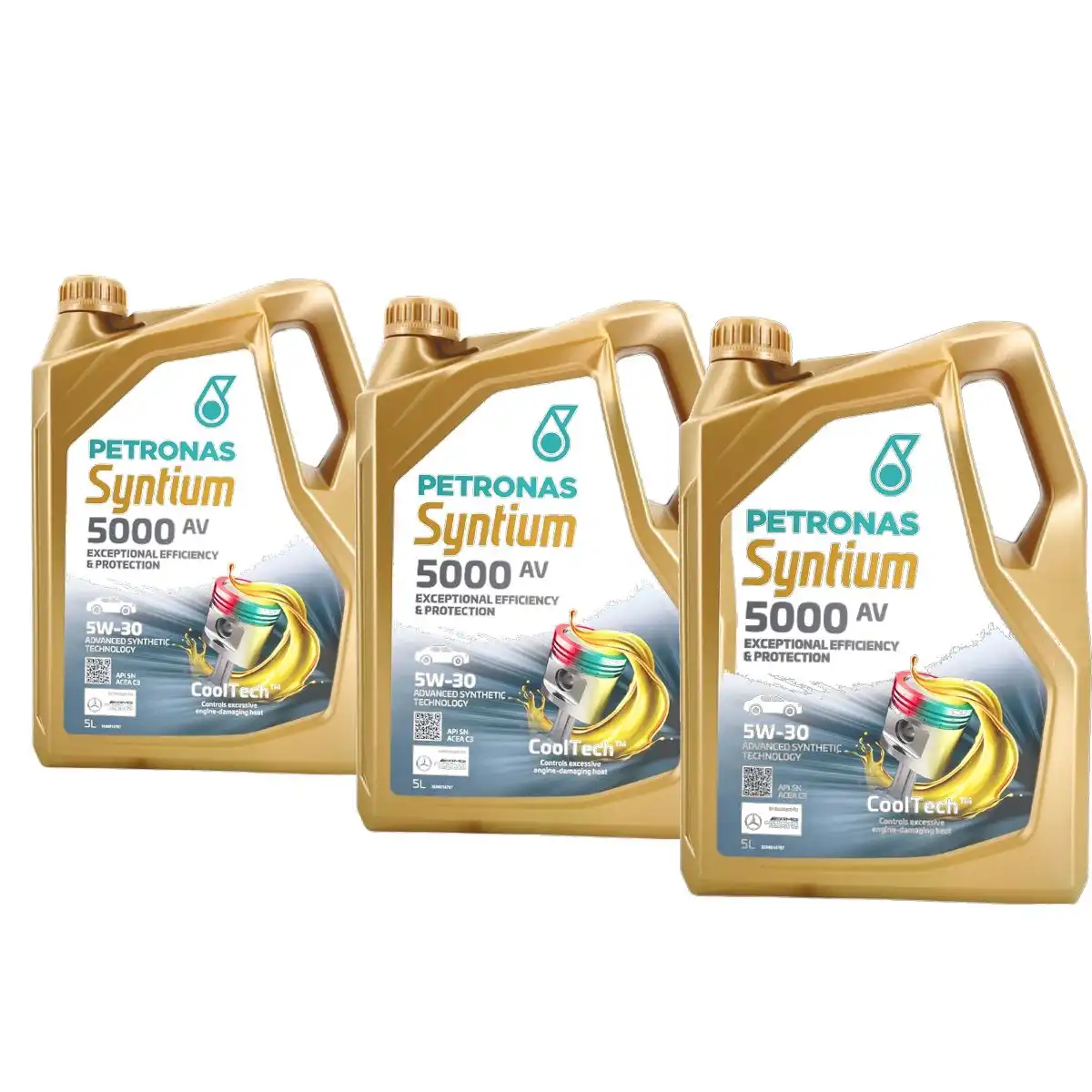 Petronas Syntium 5000 AV 5W-30 SN 3x5 Liter