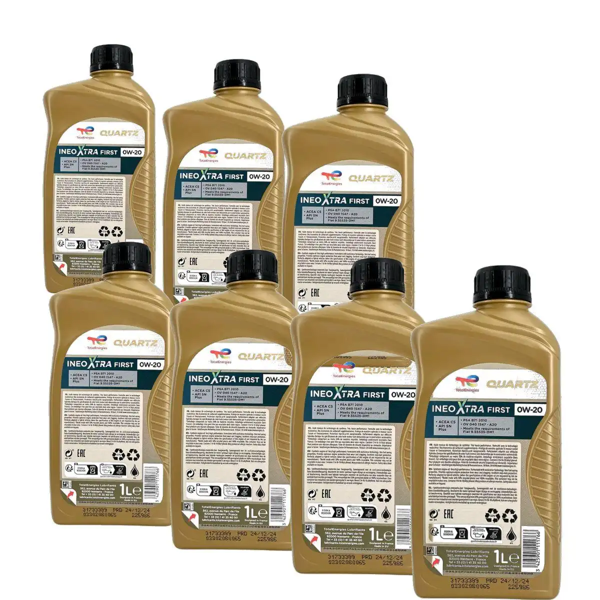 Total Quartz Ineo Xtra First 0W-20 7x1 Liter