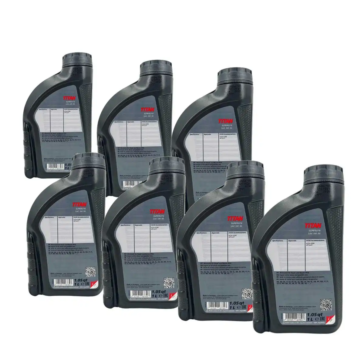 Fuchs Titan Supersyn 5W-50 7x1 Liter