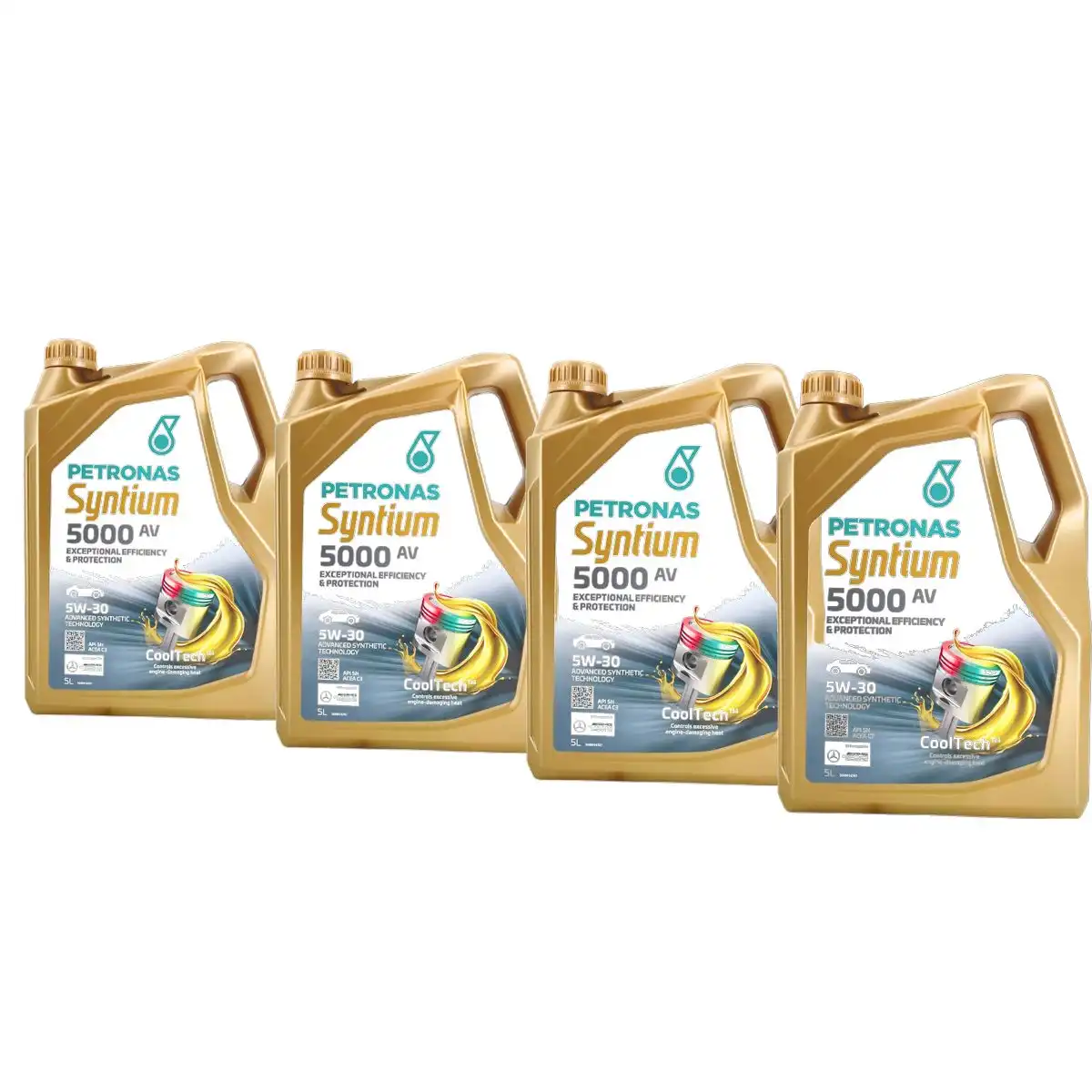 Petronas Syntium 5000 AV 5W-30 SN 4x5 Liter