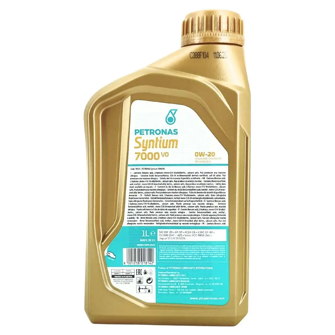EOL! Petronas Syntium 7000 VO 0W-20 1 Liter