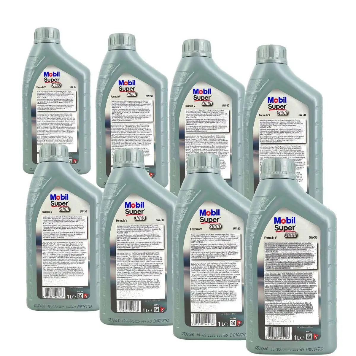 Mobil Super 3000 Formula V 5W-30 8x1 Liter