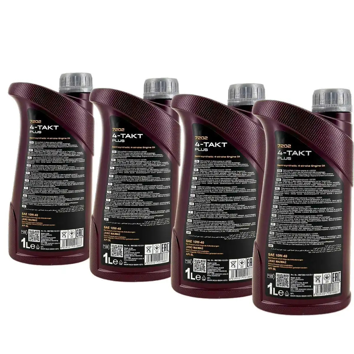 Mannol 4-Takt Plus 10W-40 4x1 Liter
