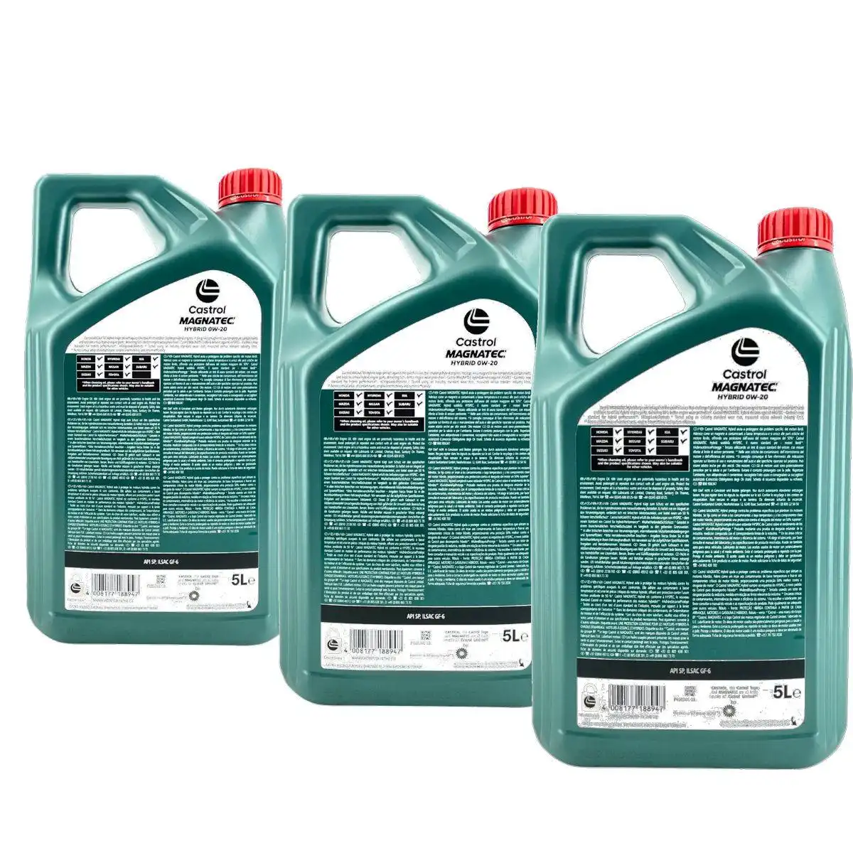 Castrol Magnatec Hybrid 0W-20 3x5 Liter