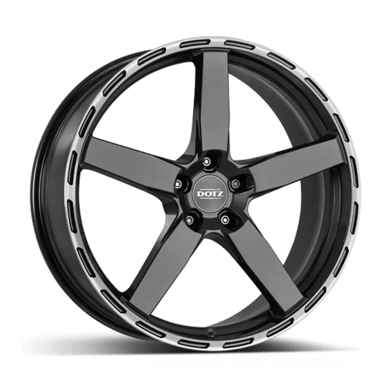 DOTZ MARINABAY DARK gunmetal polished lip 9.5Jx20 5x120 ET40