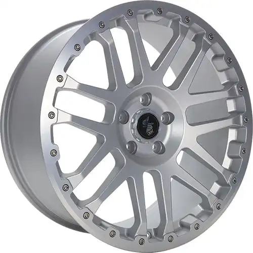 ETABETA COMBAT CV silver matt lip + cap polished 10.0Jx22 6x139.7 ET45