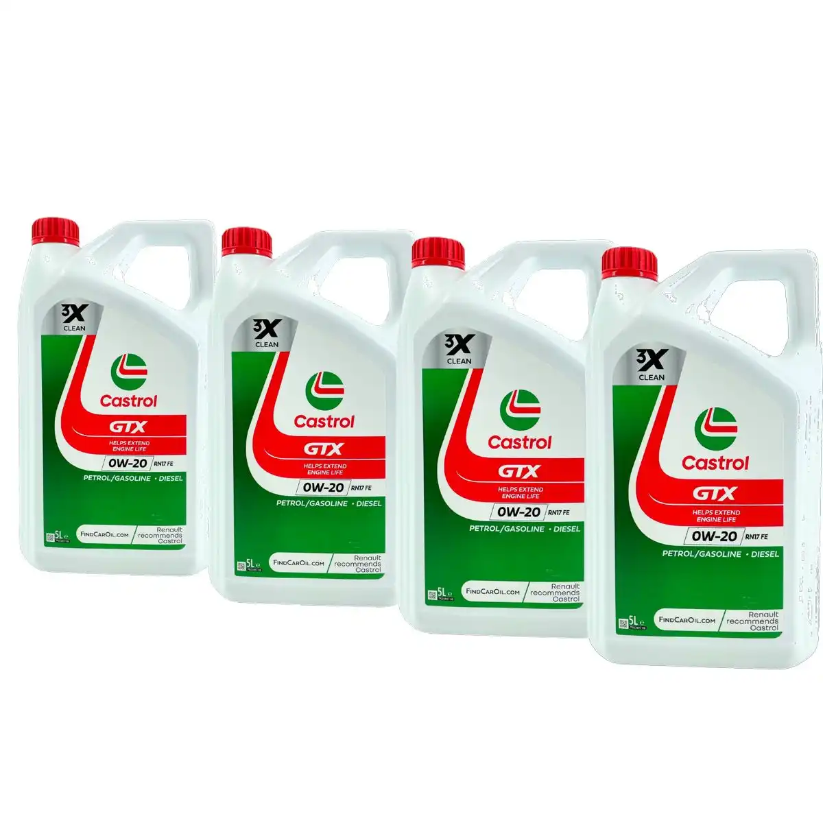 Castrol GTX 0W-20 RN17 FE 4x5 Liter