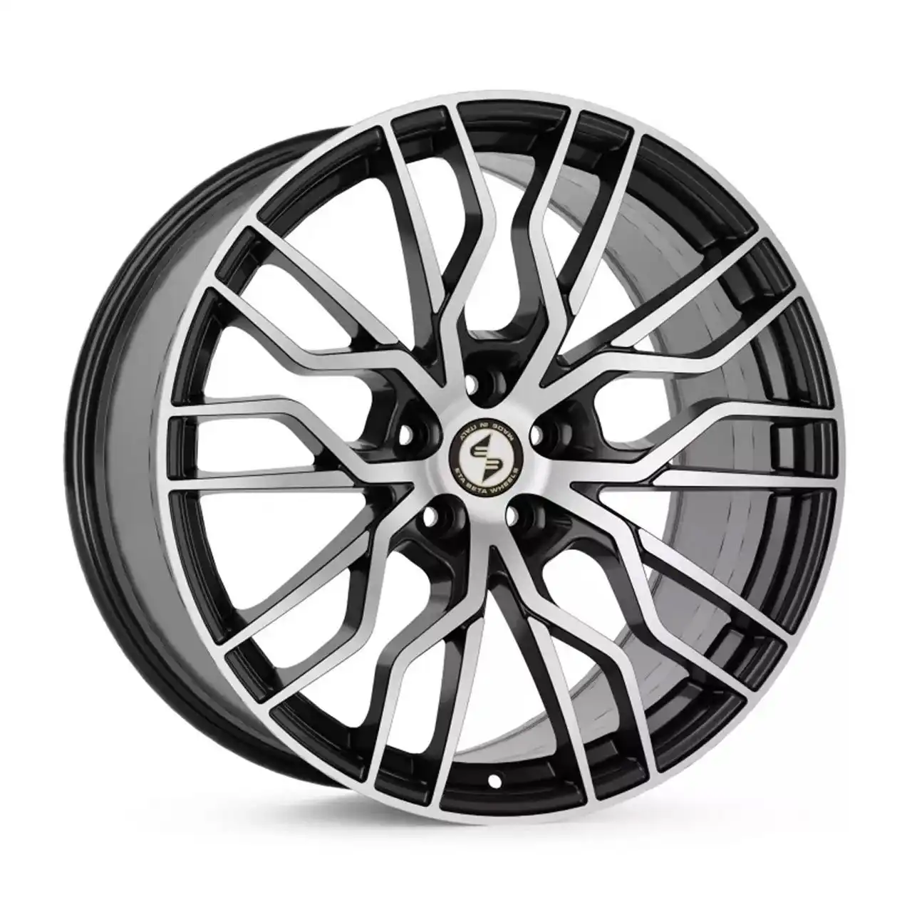 ETABETA MEDUSA-K black shiny full polish 11.0Jx23 5x120 ET25