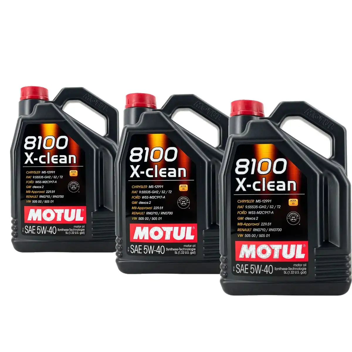 Motul 8100 X-clean 5W-40 3x5 Liter