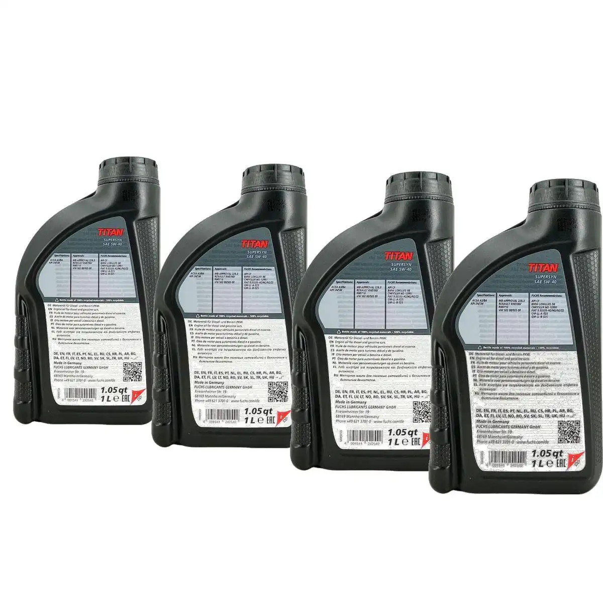 Fuchs Titan Supersyn 5W-40 4x1 Liter