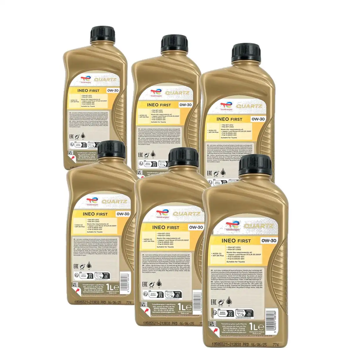 Total Quartz Ineo First 0W-30 6x1 Liter