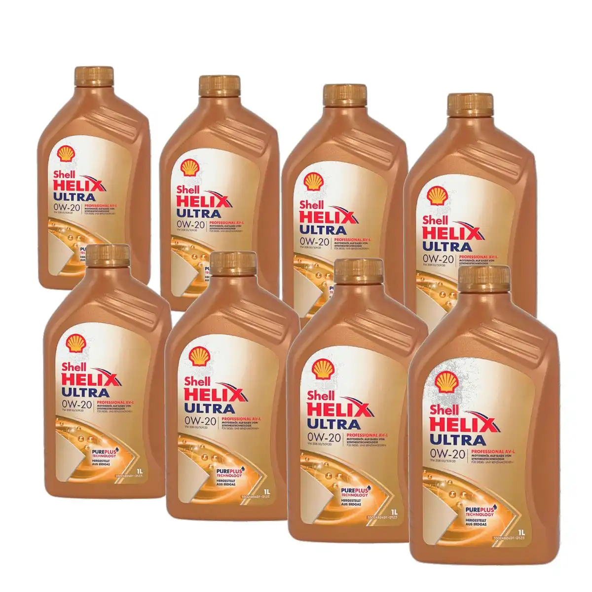 Shell Helix Ultra Professional AV-L 0W-20 8x1 Liter