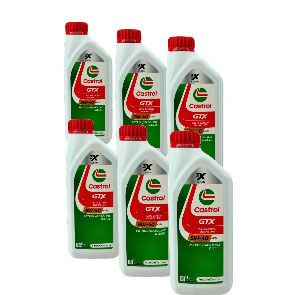 Castrol GTX 5W-40 A3/B4 6x1 Liter