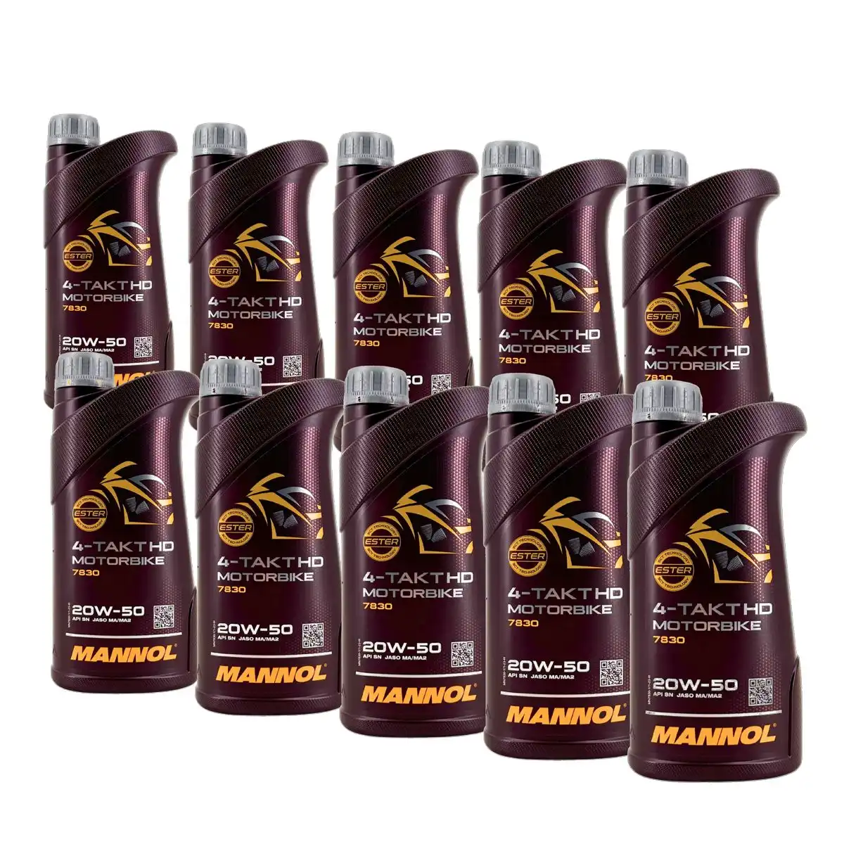 Mannol 4-Takt Motorbike HD 20W-50 10x1 Liter
