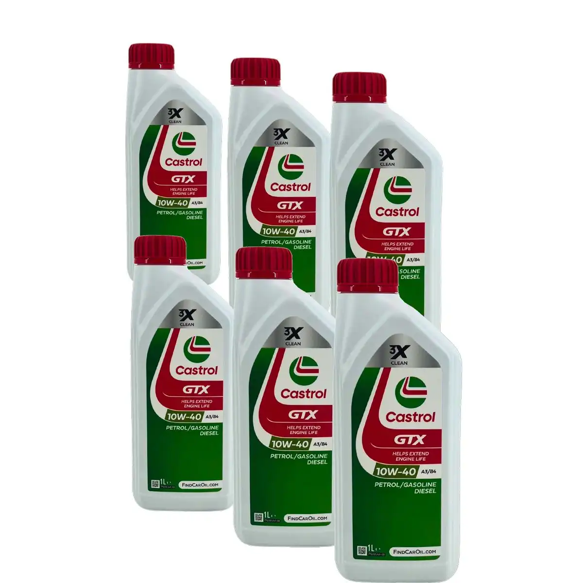 Castrol GTX 10W-40 A3/B4 6x1 Liter