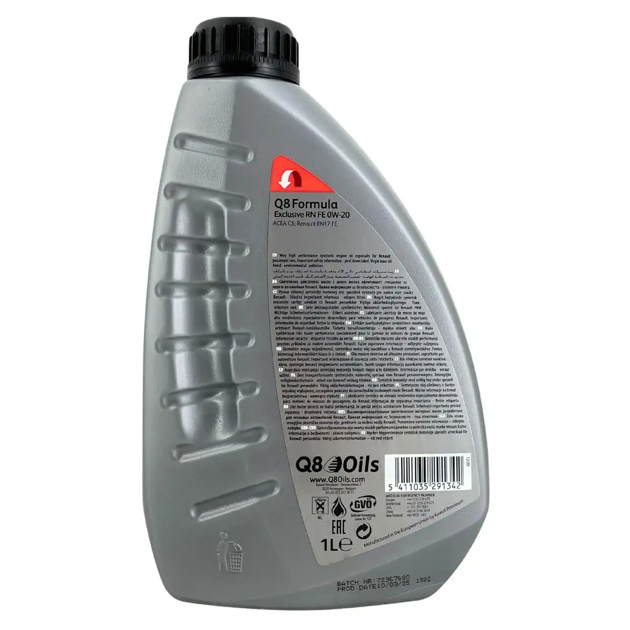 Q8 Formula Exclusive RN FE 0W-20 1 Liter
