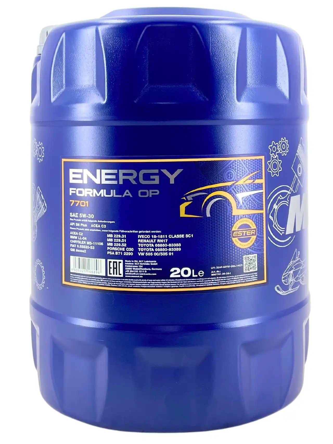 Mannol Energy Formula OP 5W-30 20 Liter