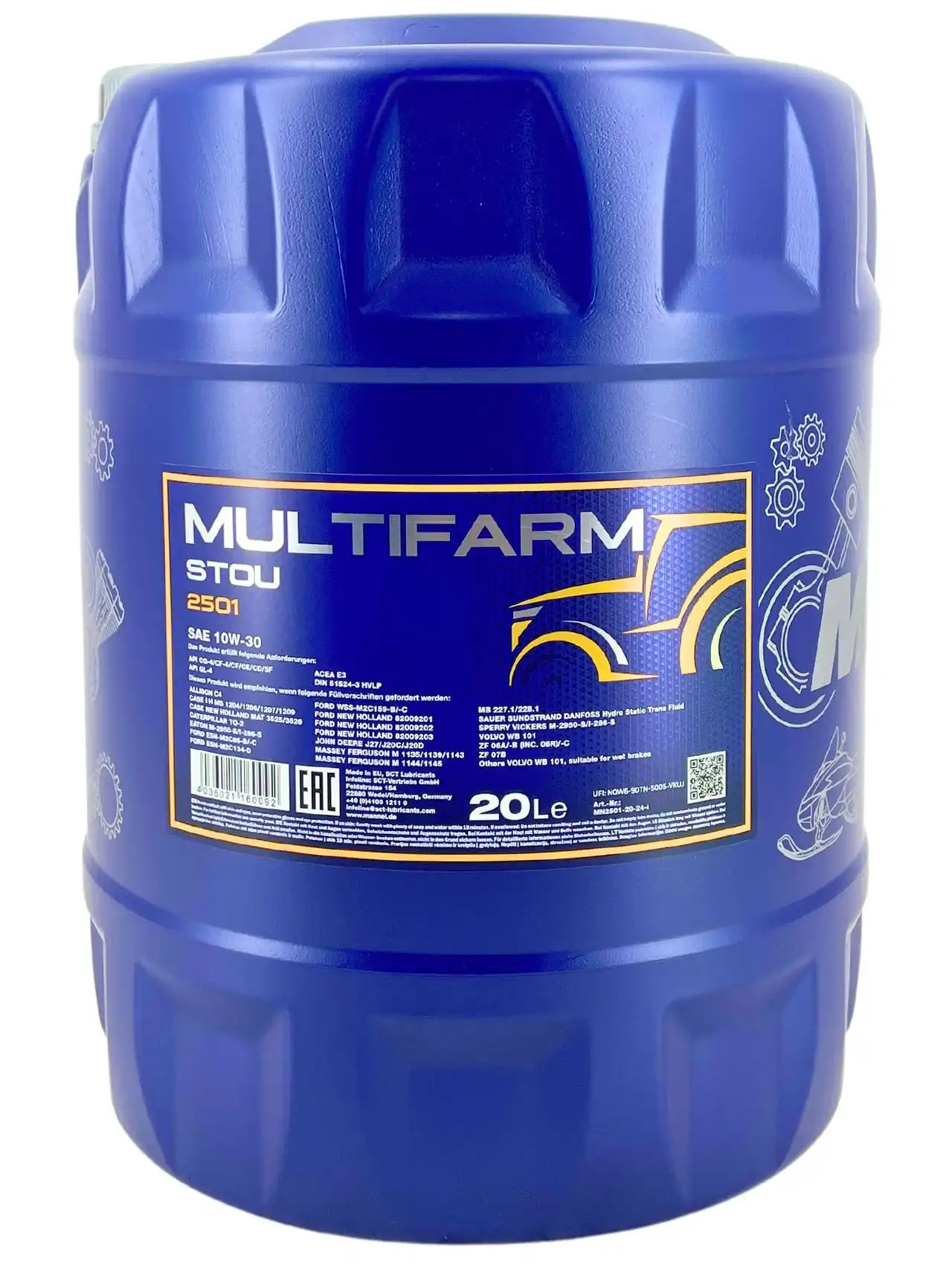 Mannol Multifarm STOU 10W-30 20 Liter