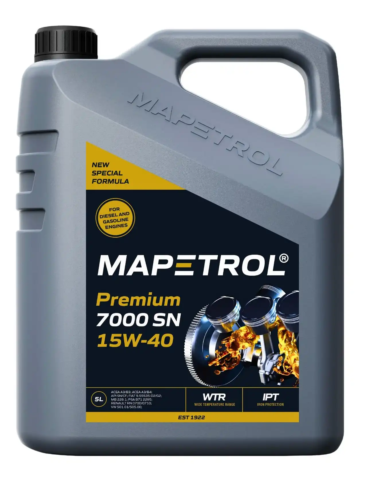 Mapetrol Premium 7000 SN 15W-40 5 Liter