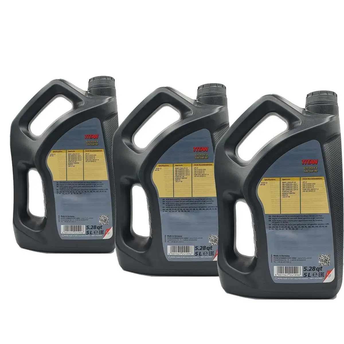 Fuchs Titan GT1 Flex 3 5W-40 3x5 Liter
