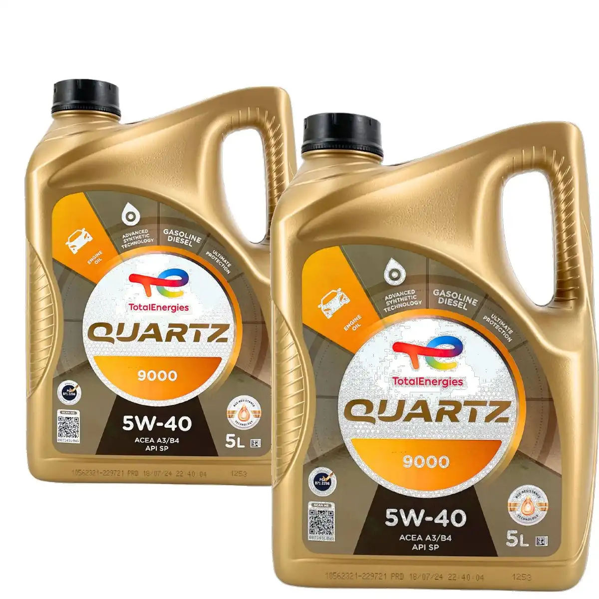Total Quartz 9000 5W-40 2x5 Liter