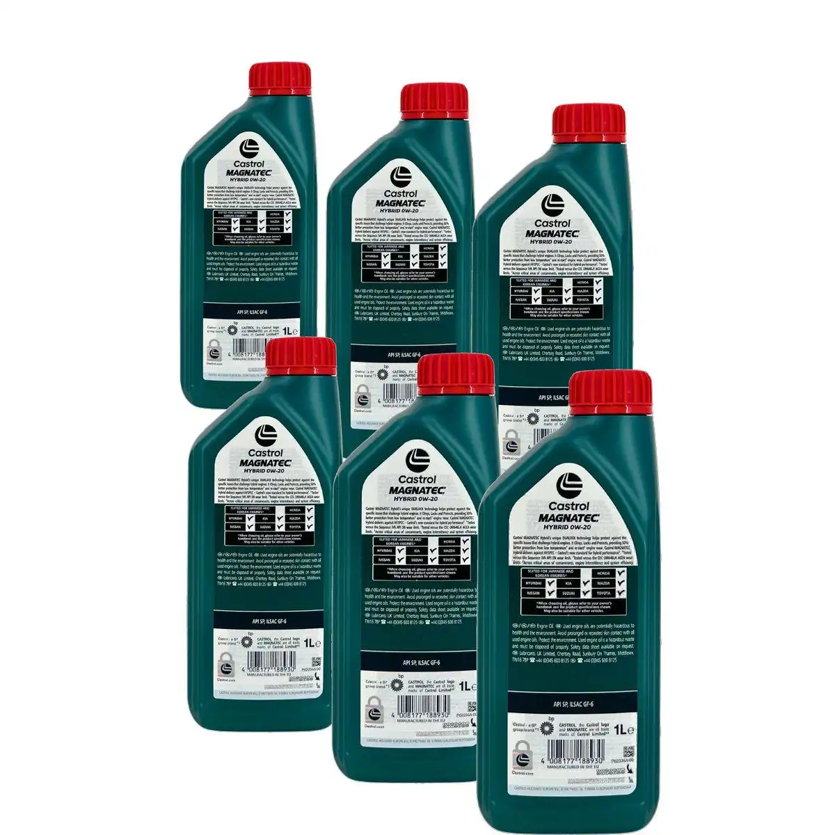 Castrol Magnatec Hybrid 0W-20 6x1 Liter