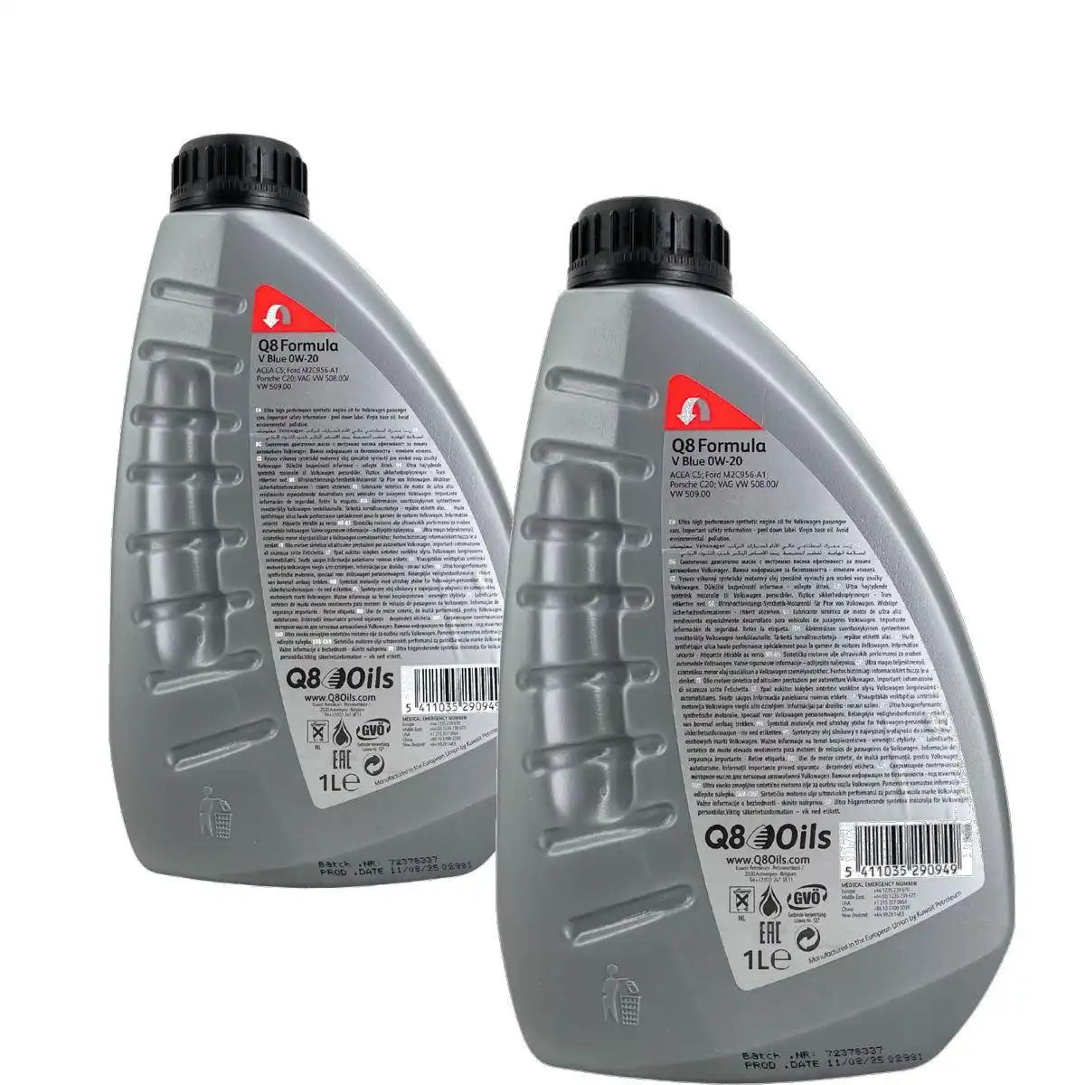 Q8 Formula V Blue 0W-20 2x1 Liter