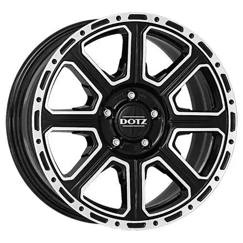 DOTZ KALAHARI DARK schwarz poliert 8.0Jx17 6x139.7 ET30