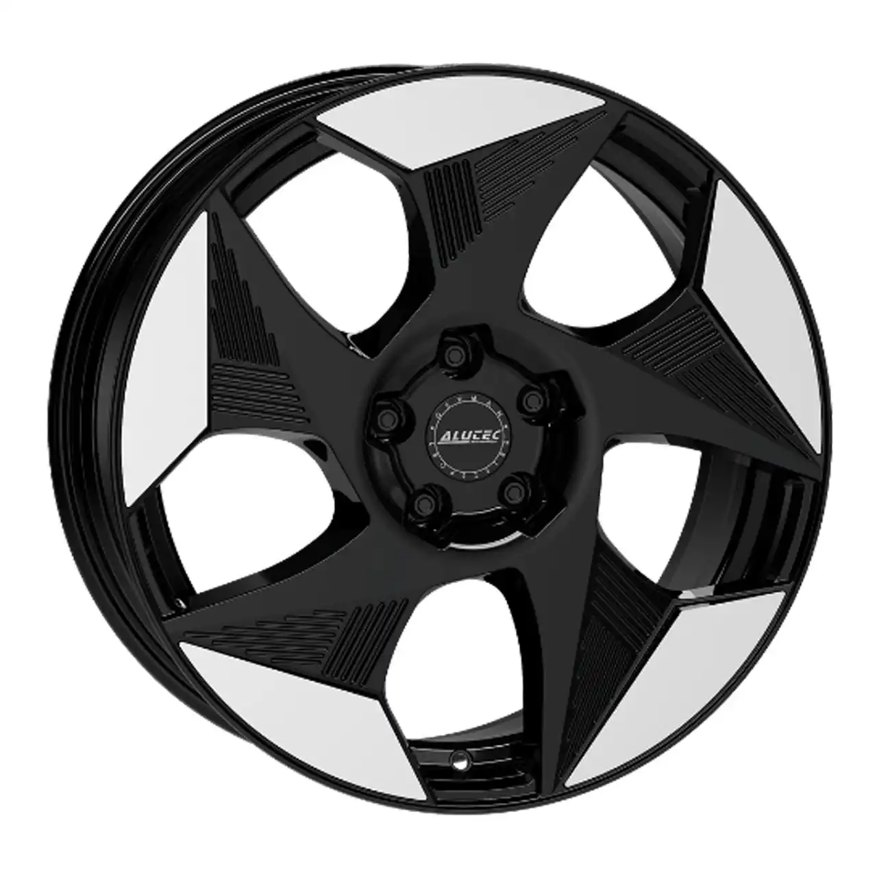 ALUTEC SOLAR diamantschwarz frontpoliert 8.0Jx19 5x112 ET36