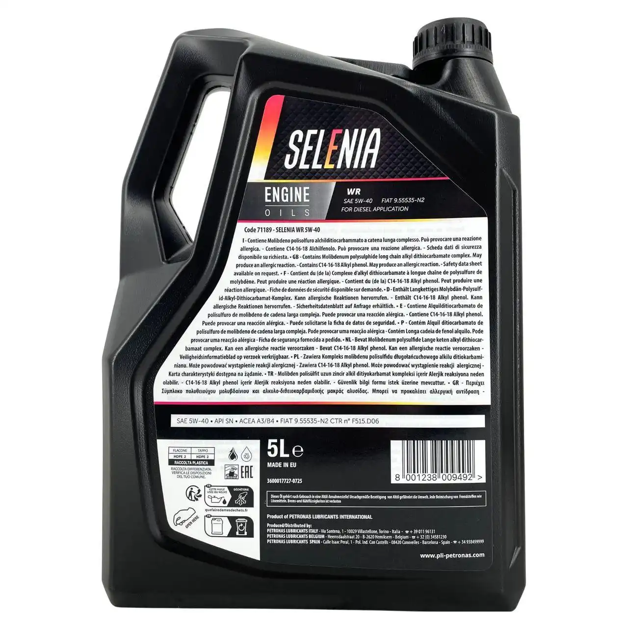 Selenia WR 5W-40 5 Liter